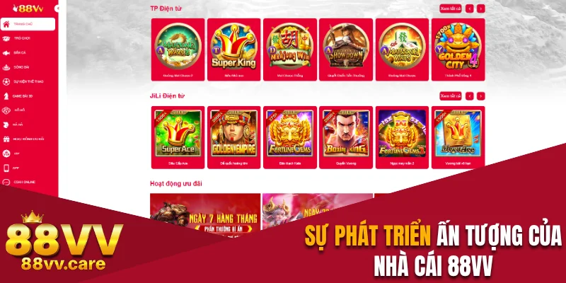 88VV - Nhà Cái Cá Cược Casino Uy Tín Số 1 Châu Á 26 Sự phát triển ấn tượng của nhà cái 88VV